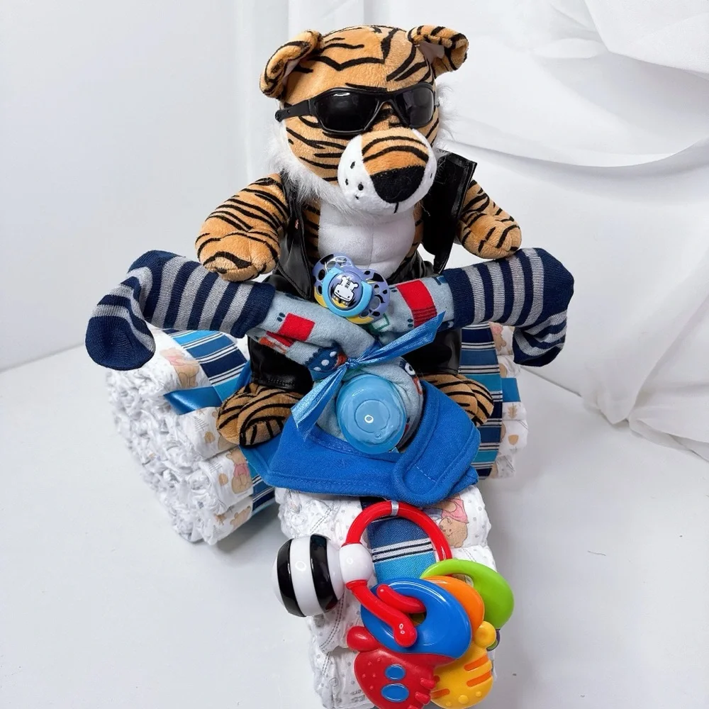 Handmade cute motorcycle